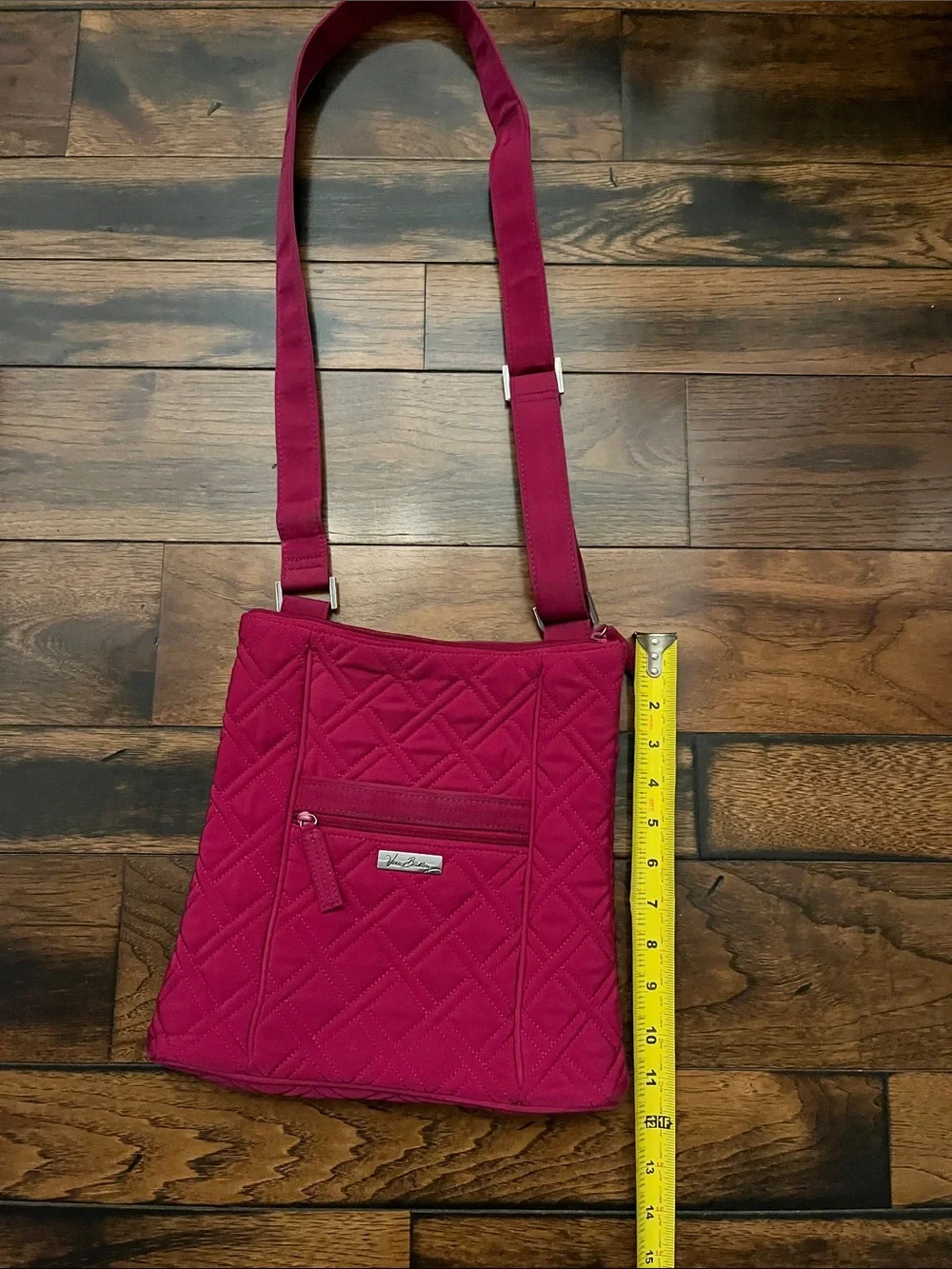 Vera Bradley Bright Pink Quilted Crossbody Bag
